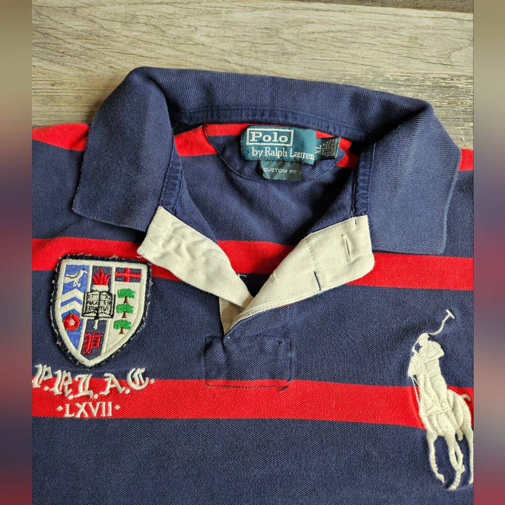 Polo Ralph Lauren Athletic Club Men's Polo Shirt XL Custom Fit Pony Logo Vented - Picture 3 of 9